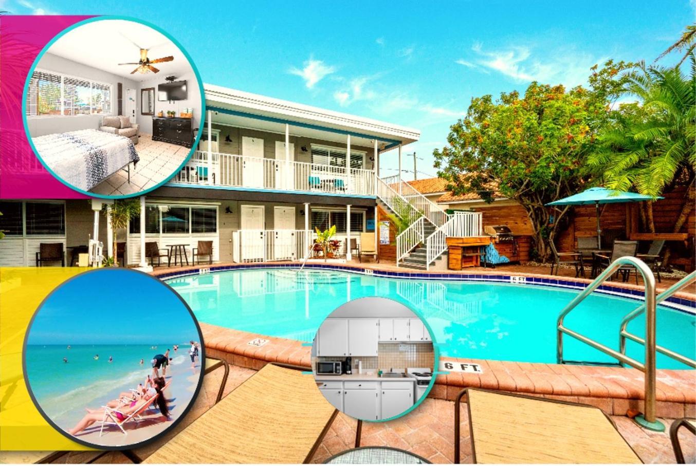 Boutique Beach Retreat Сант Пит Бич Экстерьер фото